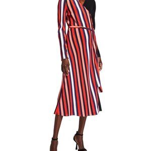 NWT Diane von Furstenberg Tilly silk midi wrap dress sz S $528